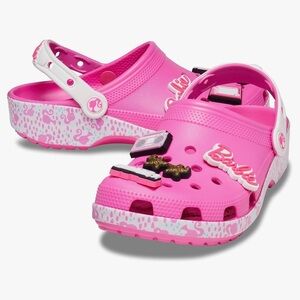 Crocs Unisex-Adult Barbie Classic Clogs Shoes NWOB Size W 11 M 9